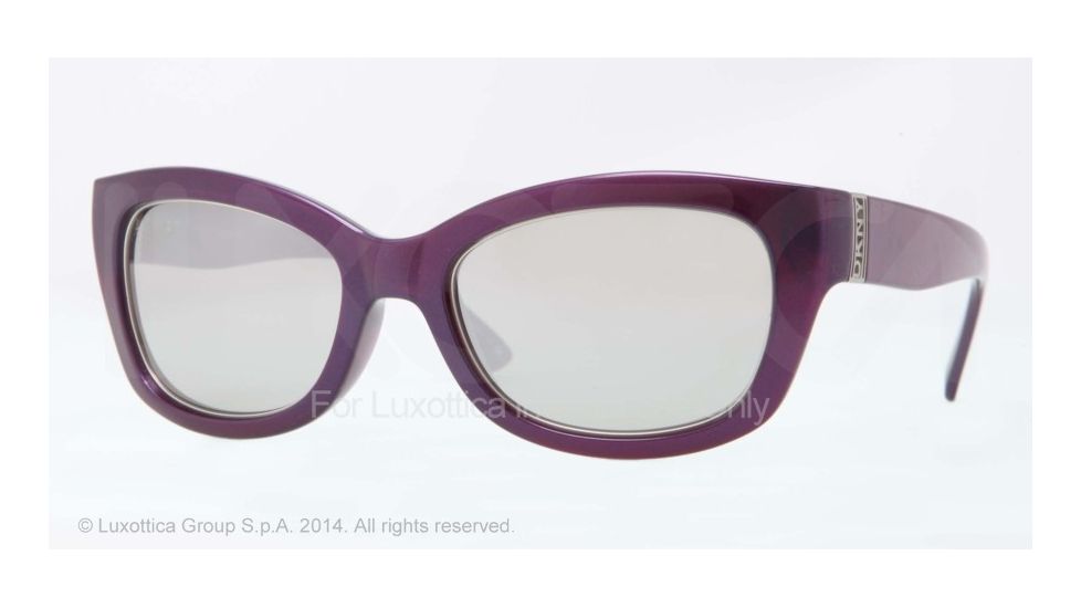 DKNY DY4110 Sunglasses 36336G-54 - Violet Frame, Grey Mirror Silver Lenses
