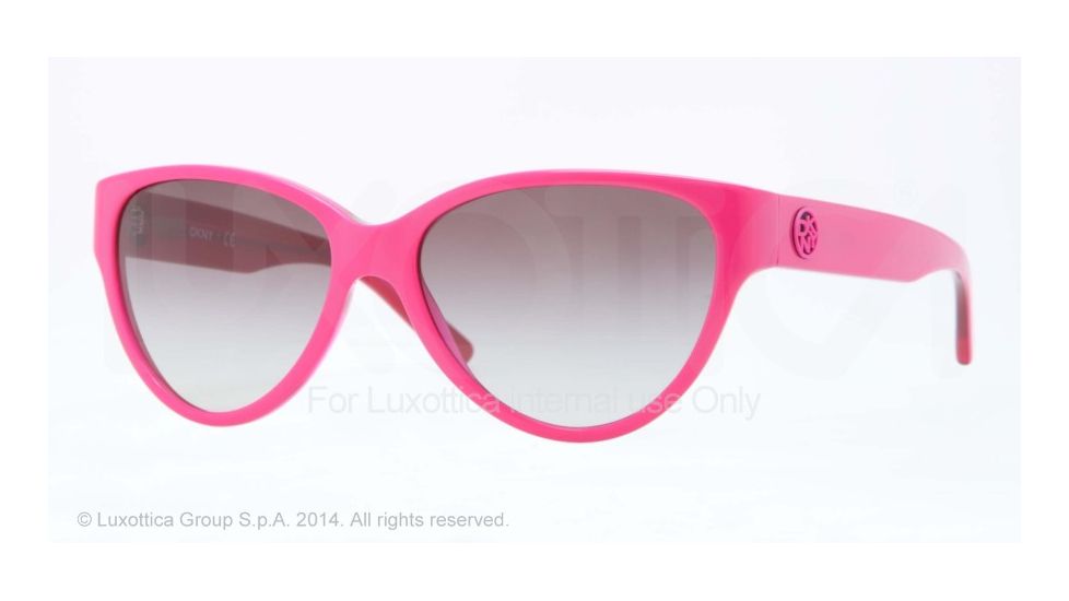 DKNY DY4112 Bifocal Prescription Sunglasses DY4112-363511-56 - Lens Diameter 56 mm, Frame Color Top Fuxia On Transp Fuxia