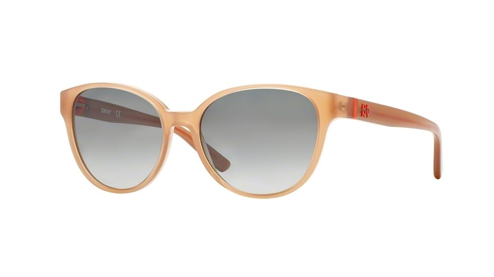 DKNY DY4117 Single Vision Prescription Sunglasses DY4117-364211-55 - Lens Diameter 55 mm, Frame Color Sand