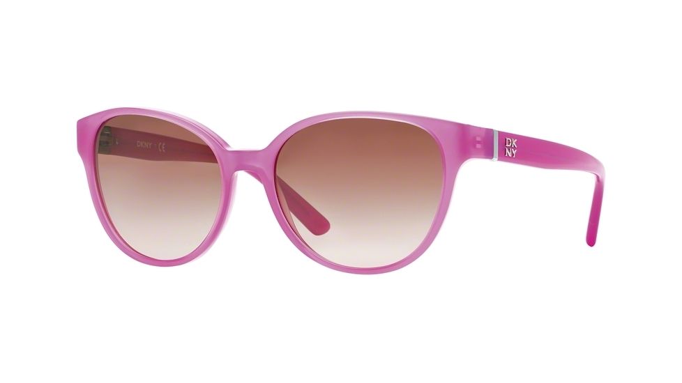 DKNY DY4117 Single Vision Prescription Sunglasses DY4117-364313-55 - Lens Diameter 55 mm, Frame Color Fuxia