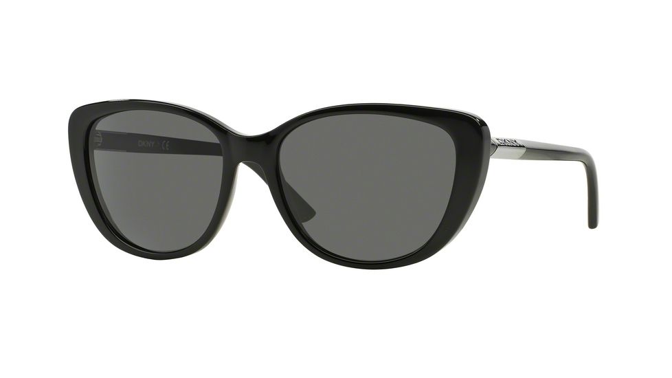 DKNY DY4121 Single Vision Prescription Sunglasses DY4121-300187-56 - Lens Diameter 56 mm, Frame Color Black