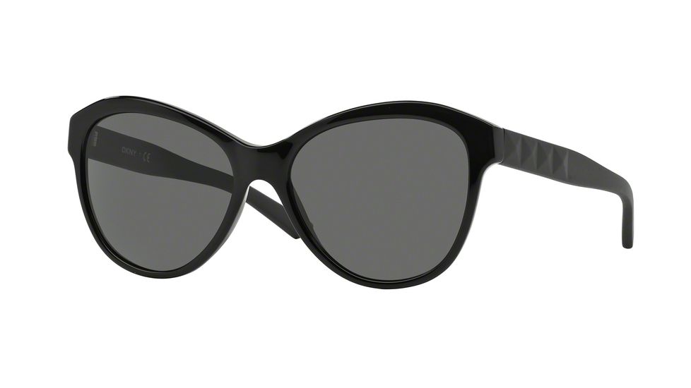 DKNY DY4123 Sunglasses 300187-57 - Black Frame, Gray Lenses