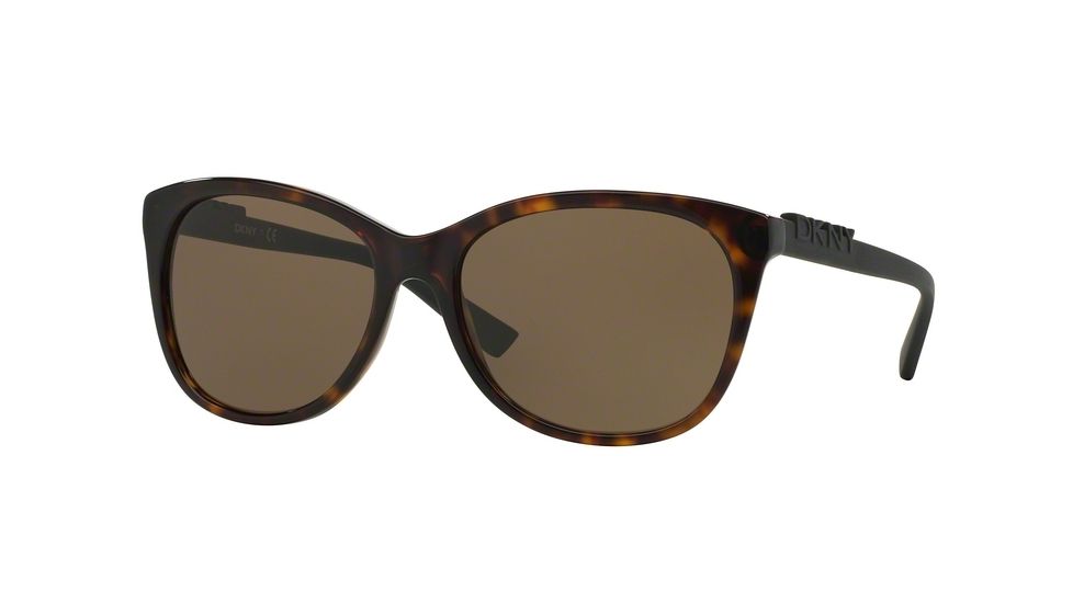 DKNY DY4126 Progressive Prescription Sunglasses DY4126-301673-57 - Lens Diameter 57 mm, Frame Color Dark Havana