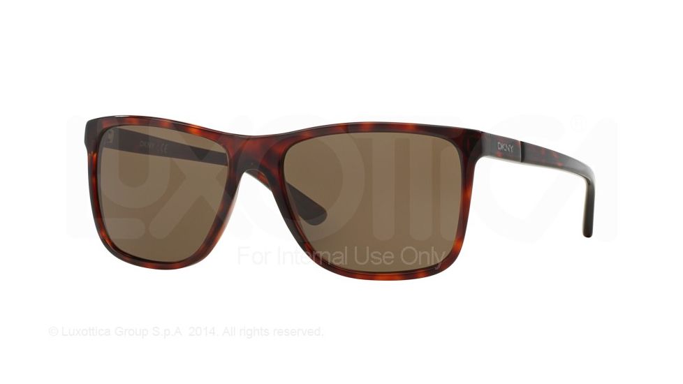 DKNY DY4127 Progressive Prescription Sunglasses DY4127-366973-58 - Lens Diameter 58 mm, Frame Color Havana