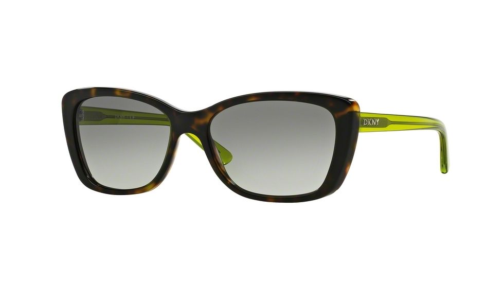 DKNY DY4130 Bifocal Prescription Sunglasses DY4130-367311-57 - Lens Diameter 57 mm, Frame Color Green/tortoise