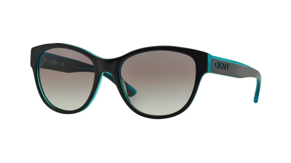 DKNY DY4133 Single Vision Prescription Sunglasses DY4133-368511-55 - Lens Diameter 55 mm, Frame Color Navy Teal