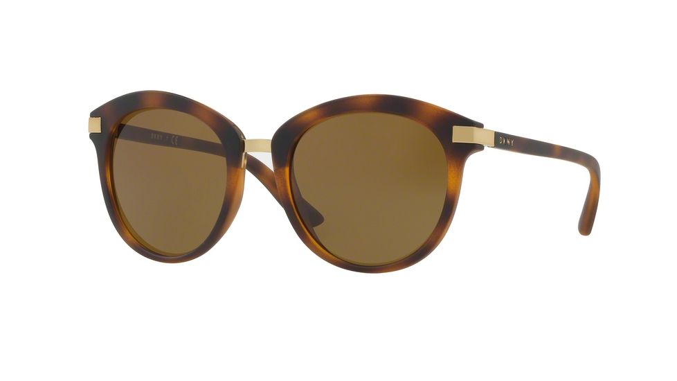 DKNY DY4140 Single Vision Prescription Sunglasses DY4140-370273-52 - Lens Diameter 52 mm, Frame Color Dark Tortoise
