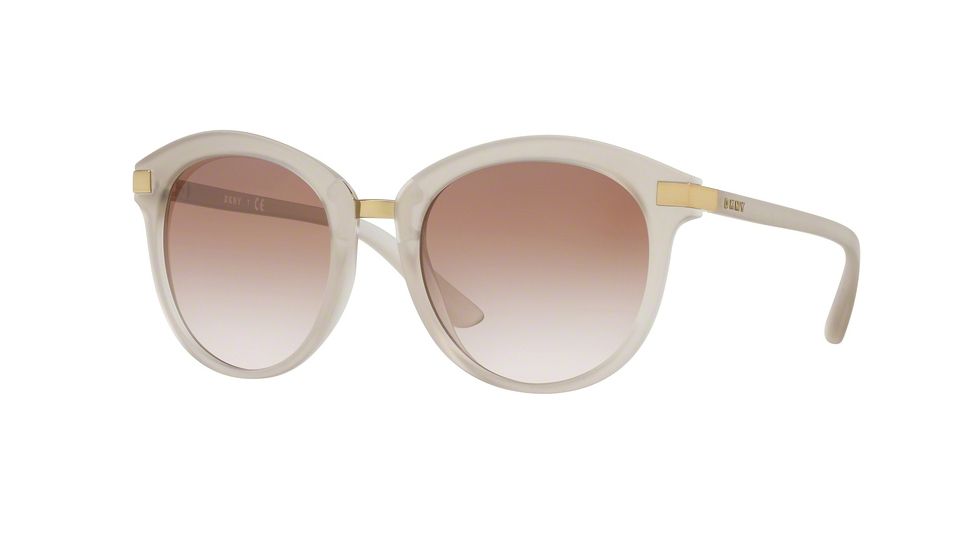 DKNY DY4140 Single Vision Prescription Sunglasses DY4140-371513-52 - Lens Diameter 52 mm, Frame Color Nude