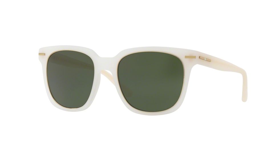 DKNY DY4141 Single Vision Prescription Sunglasses DY4141-371871-52 - Lens Diameter 52 mm, Frame Color Matte White