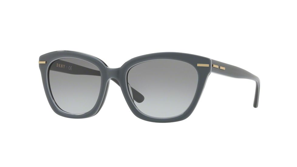 DKNY DY4142 Sunglasses 372211-53 - Grey Frame, Grey Gradient Lenses