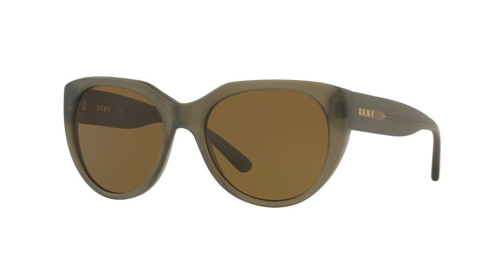 DKNY DY4149 Bifocal Prescription Sunglasses DY4149-374673-55 - Lens Diameter 55 mm, Frame Color Matte Olive