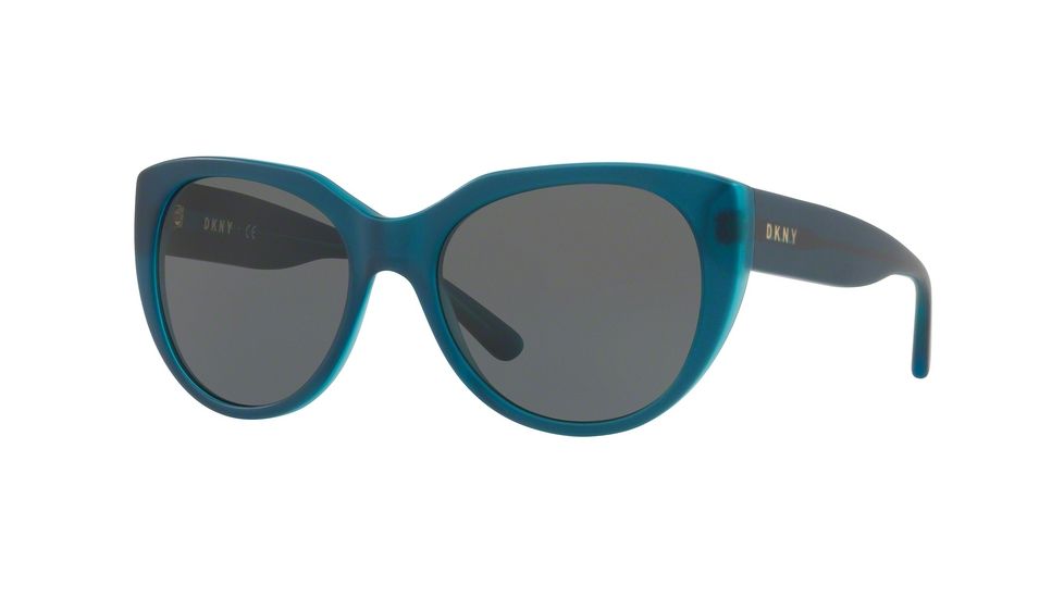 DKNY DY4149 Bifocal Prescription Sunglasses DY4149-374787-55 - Lens Diameter 55 mm, Frame Color Matte Peacock