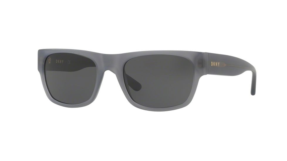 DKNY DY4150 Sunglasses 374987-54 - Matte Dark Grey Frame, Grey Solid Lenses
