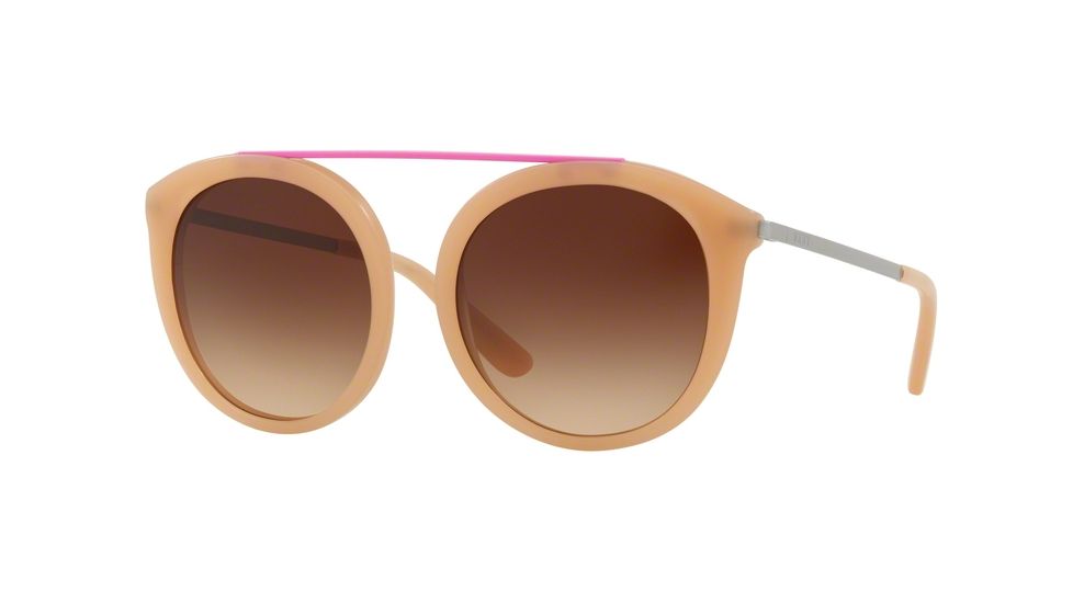 DKNY DY4154 Sunglasses 377571-52 - Matte Nude Frame, Brown Gradient Lenses