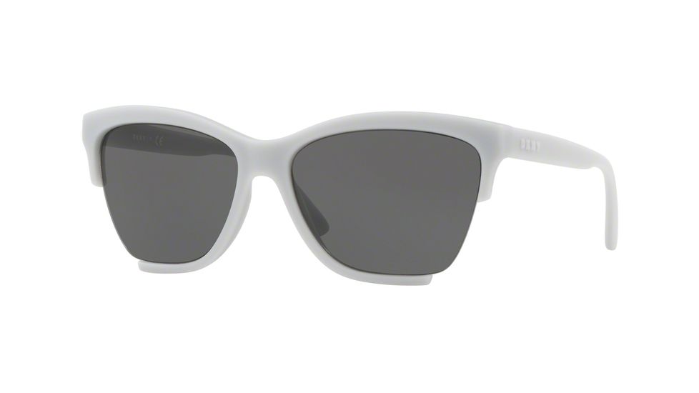 DKNY DY4155 Sunglasses 378187-58 - Rubber Grey Frame, Dark Grey Solid Lenses