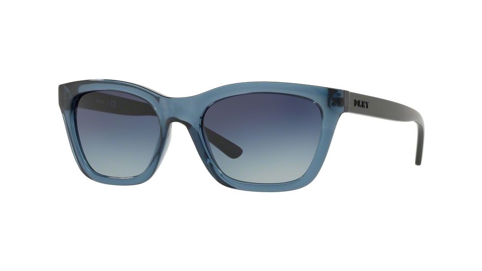 DKNY DY4158 Prescription Sunglasses DY4158-37144L-55 - Lens Diameter 55 mm, Frame Color Dark Navy