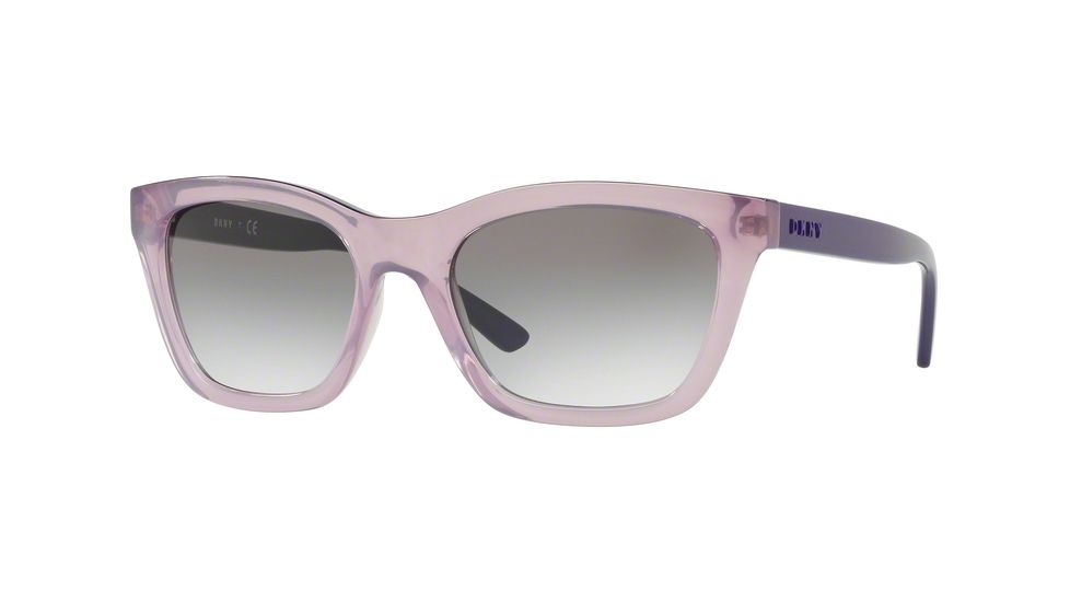 DKNY DY4158 Prescription Sunglasses DY4158-37888E-55 - Lens Diameter 55 mm, Frame Color Transparent Pink