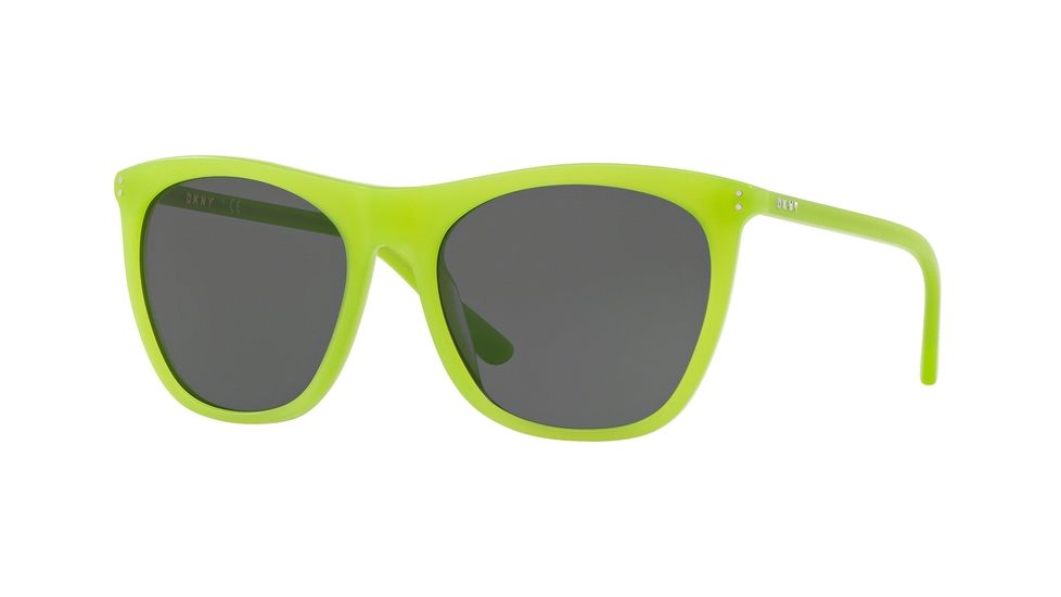 DKNY DY4161 Progressive Prescription Sunglasses DY4161-379387-57 - Lens Diameter 57 mm, Frame Color Bright Green