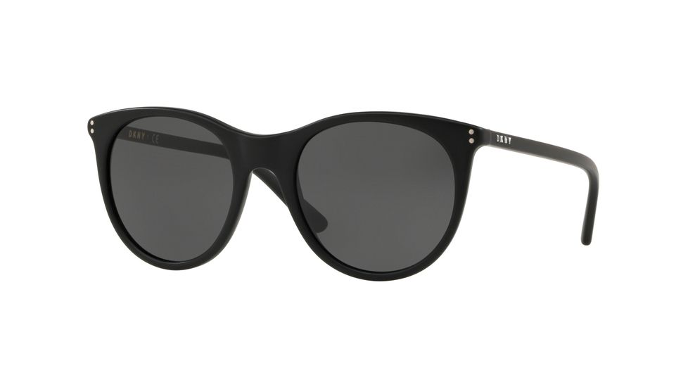 DKNY DY4162 Sunglasses 368887-52 - Black Frame, Dark Gray Lenses
