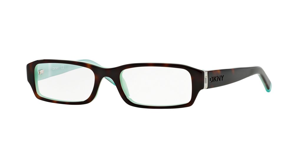 DKNY DY4585B SV Prescription Eyeglasses Havana-Azure Frame / 52 mm Prescription Lenses, 3388-5217, Select Frame Color / Lens Diameter Havana-Azure Frame / 52 mm Prescription Lenses