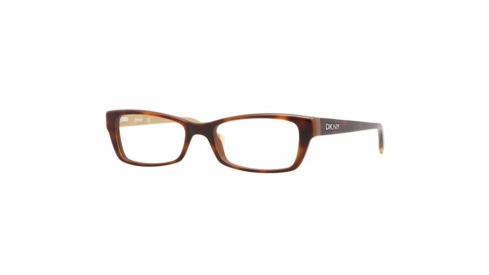 DKNY DY4606 #3479 - Havana / Metallized Gold Demo Lens Frame