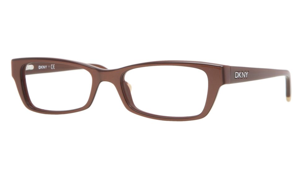DKNY DY4606 SV Prescription Eyeglasses - Metallized Copper Demo Lens Frame / 50 mm Prescription Lenses, 3477-5017