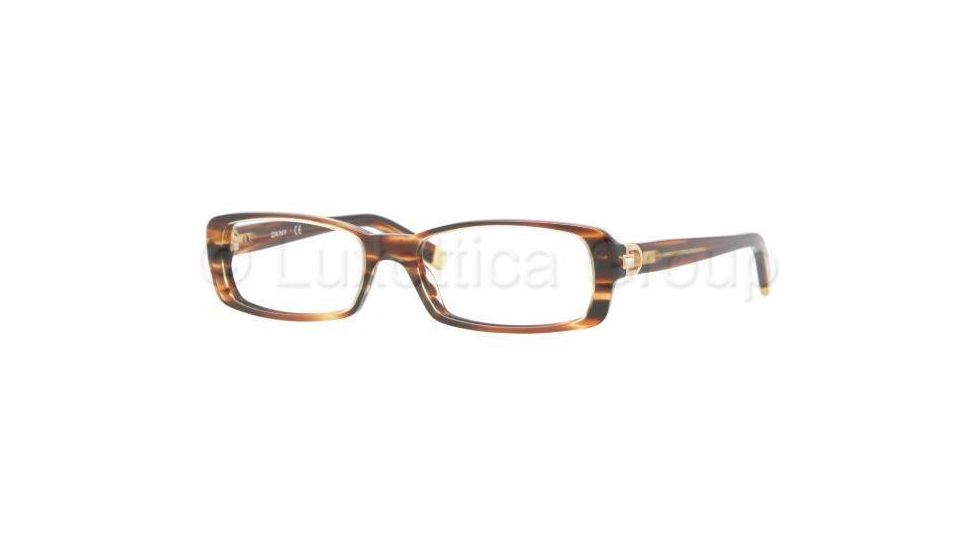 DKNY DY4610B Single Vision Prescription Eyewear 3473-5316 - Striped Havana 