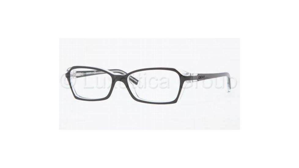 DKNY DY4618 Progressive Prescription Eyeglasses 3131-5015 - Black/Crystal 