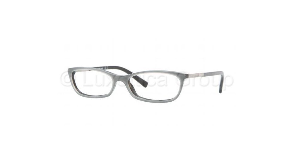 DKNY DY4621 Single Vision Prescription Eyeglasses 3051-5015 - Black Gray Frame, Demo Lens Lenses