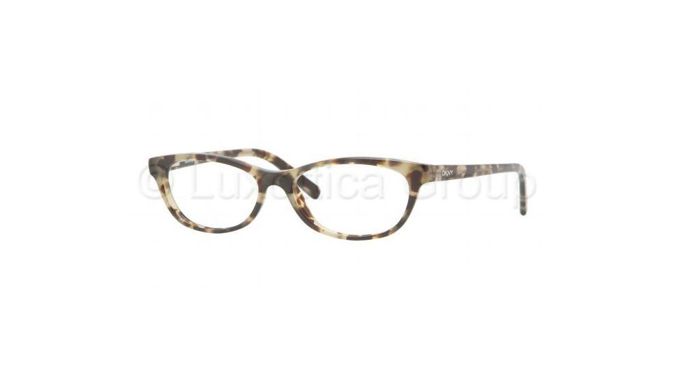 DKNY DY4629 Single Vision Prescription Eyeglasses 3554-5015 - Green Havana Frame