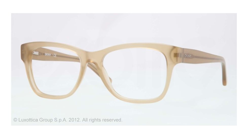 DKNY DY4641 Bifocal Prescription Eyeglasses 3494-52 - Sand Frame, Demo Lens Lenses