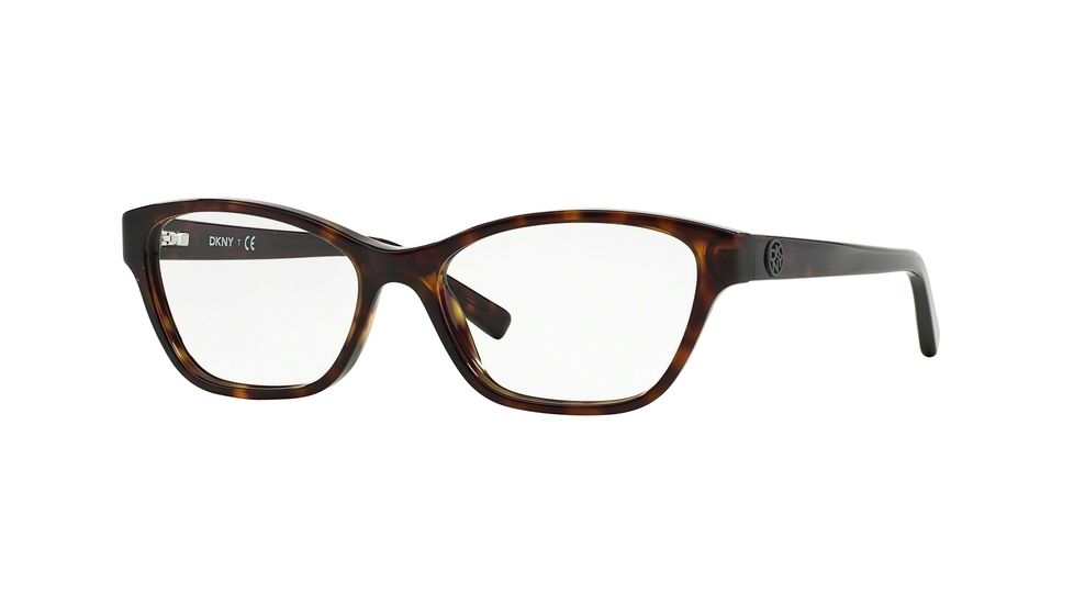 DKNY DY4644 Eyeglass Frames 3016-51 - Dark Tortoise Frame, Demo Lens Lenses