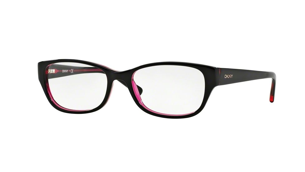 DKNY DY4646 Progressive Prescription Eyeglasses 3624-51 - Orange Black Violet Frame