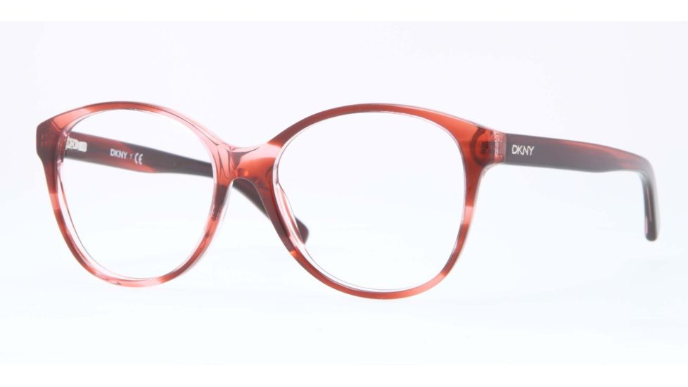 DKNY DY4647 Bifocal Prescription Eyeglasses 3613-51 - Spotted Gray Raspberry Frame