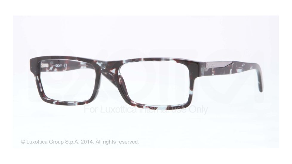 DKNY DY4648 Progressive Prescription Eyeglasses 3626-52 - Havana/Blue Frame