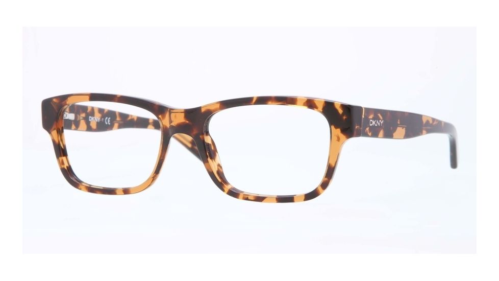 DKNY DY4651 Eyeglass Frames 3641-52 - Brown Havana Frame