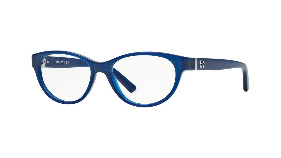 DKNY DY4655 Single Vision Prescription Eyeglasses 3644-51 - Opal Blue Frame