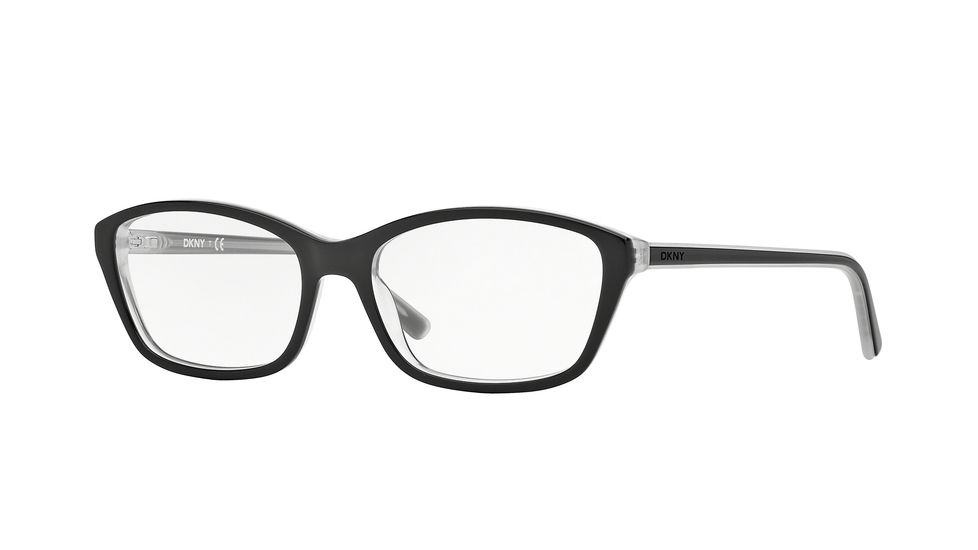 DKNY DY4658 Eyeglass Frames 3582-52 - Black On Ice Frame