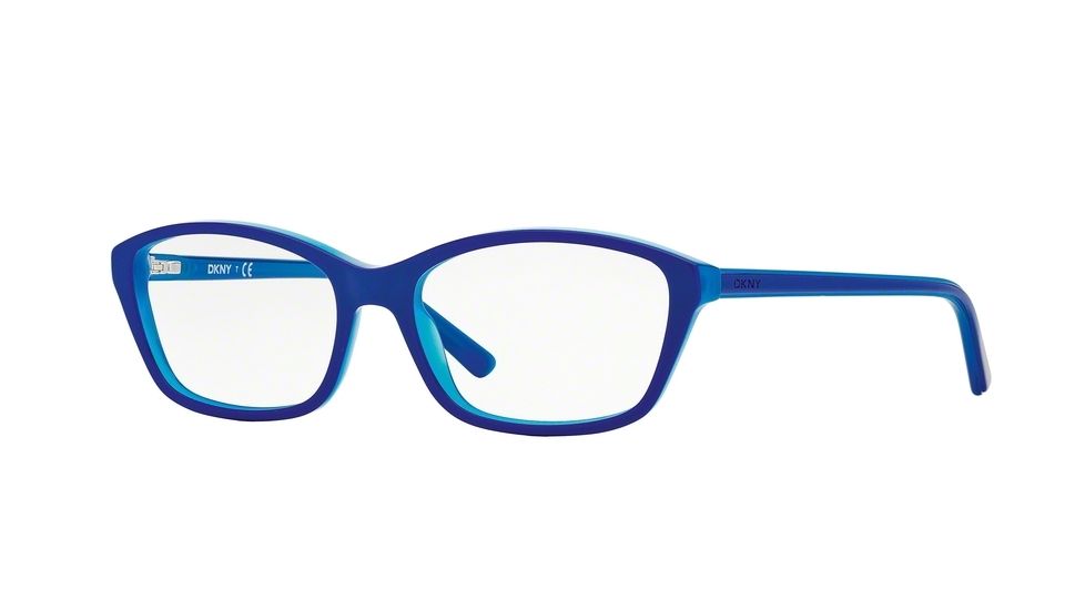 DKNY DY4658 Eyeglass Frames 3645-52 - Transp Blue/opal Blue Frame
