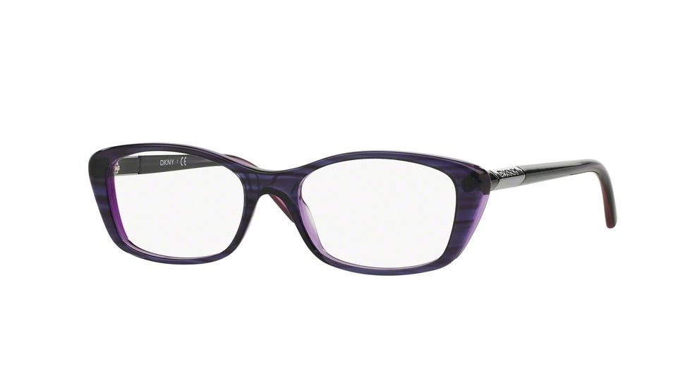 DKNY DY4661 Eyeglass Frames 3654-50 - Violet On Violet Transp Frame