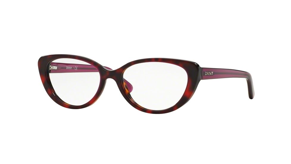DKNY DY4664 Progressive Prescription Eyeglasses 3672-52 - Orchid/tortoise Frame