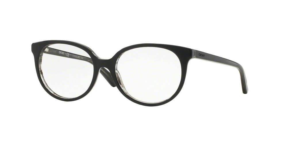 DKNY DY4666 Eyeglass Frames 3674-51 - Black/spotted Grey Frame