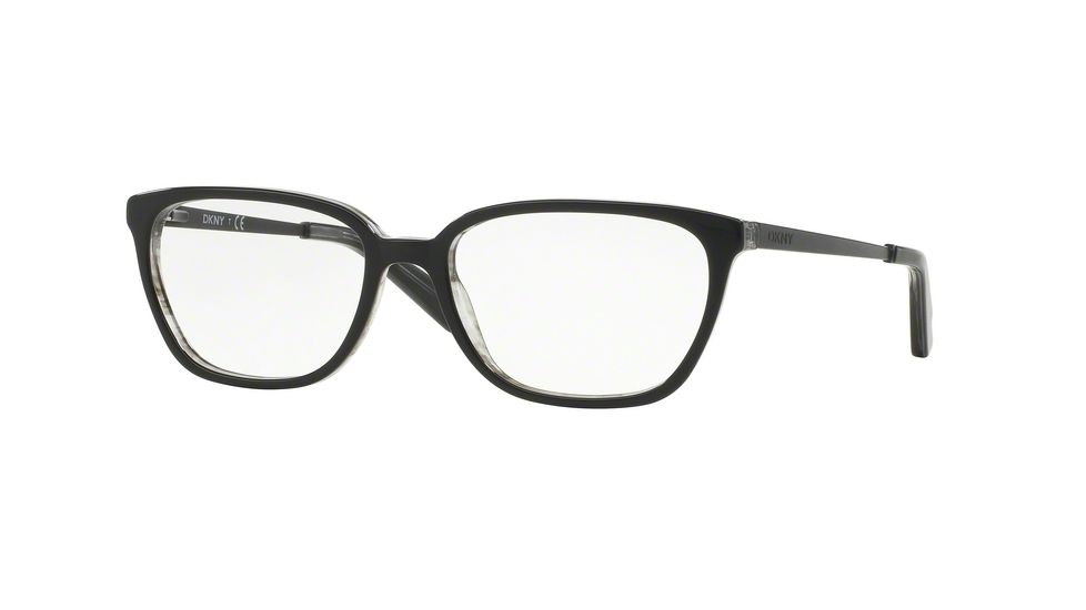 DKNY DY4667 Bifocal Prescription Eyeglasses 3674-52 - Black/spotted Grey Frame