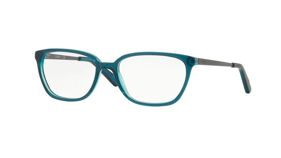 DKNY DY4667 Bifocal Prescription Eyeglasses 3677-52 - Green/green Transparent Frame