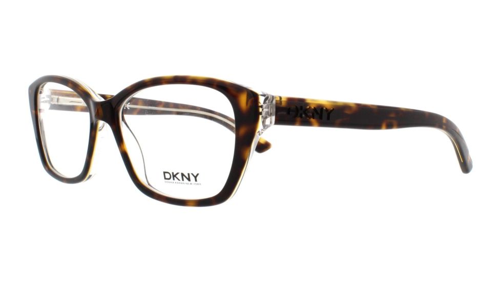 DKNY DY4668 Bifocal Prescription Eyeglasses 3684-51 - Tortoise / Crystal Frame