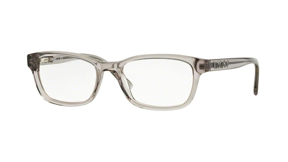 DKNY DY4670 Single Vision Prescription Eyeglasses 3691-51 - Grey Transparent Frame