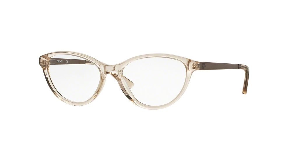 DKNY DY4671 Eyeglass Frames 3697-50 - Beige Crystal/satin Tobacco Frame