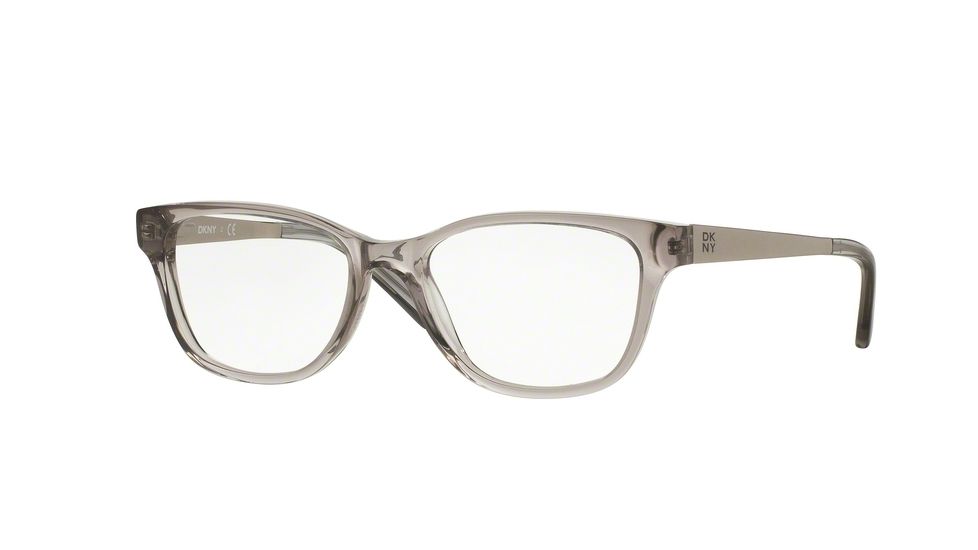 DKNY DY4672 Bifocal Prescription Eyeglasses 3696-51 - Grey Crystal/satin Silver Frame