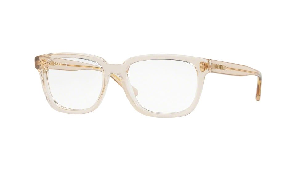 DKNY DY4678 Bifocal Prescription Eyeglasses 3735-51 - Light Brown Transparent Frame