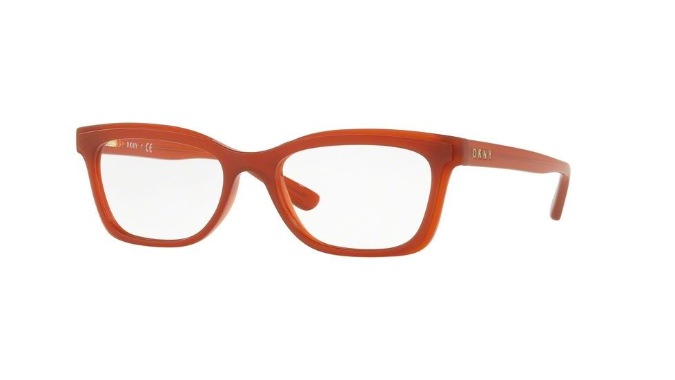 DKNY DY4681 Progressive Prescription Eyeglasses 3732-52 - Red Transparent Frame